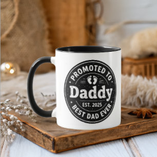 Mug Nouveau papa promu à papa Père Cadeau simple