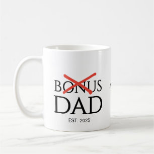 Mug Nouveau PÈRE Adopté PÈRE SUPPLÉMENTAIRE Établit