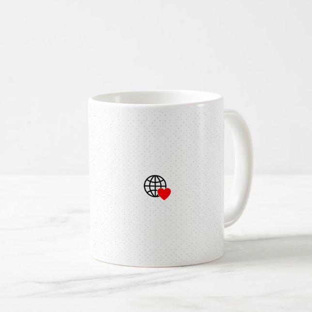 Mug Nouveau personnalisation des bandes de logo texte (Devant droit)