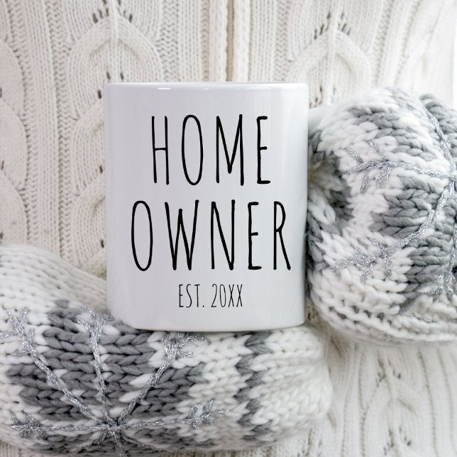 Mug Nouveau Propriétaire Maison-Chaleur cadeau de la f (Créateur téléchargé)