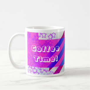 Mug Nouveau Wave Neon Design amusant