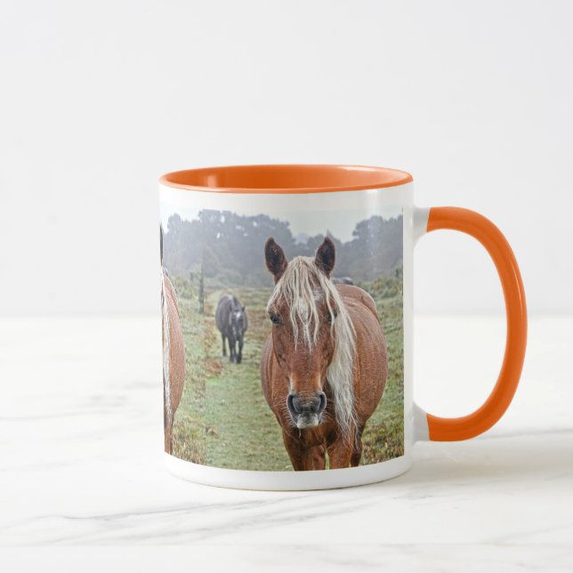Mug Nouveaux Ponies Forestières de Hampshire Angleterr (Droite)
