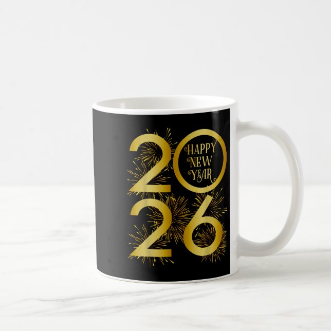 Mug Nouvel An 2026 Feu d'artifice - Joyeux Nouvel An 2 (Droite)
