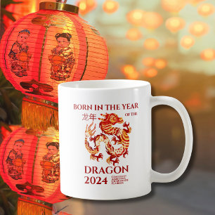 Mug Nouvel An chinois du Dragon Né Anniversaire