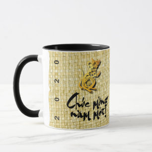 Mug Nouvel An vietnamien Rat 2020 Salutation familiale