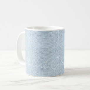 Mug Nouvel enfant NOM Bleu Linge Doux Amour de naissan