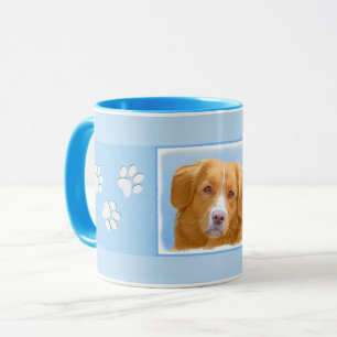 Mug Nouvelle-Écosse Peinture de chien pour l'essayeur