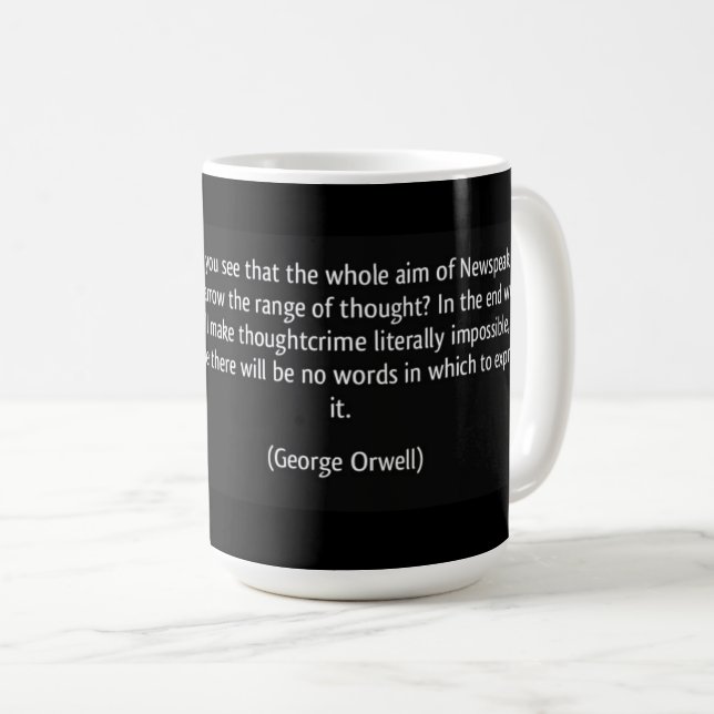 MUG NOUVELLE ET LA POLICE PENSÉE (ORWELL) (Devant droit)