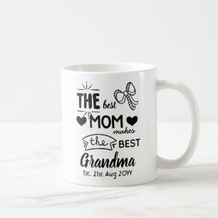 Mug NOUVELLE GRAND-MÈRE Est. - Meilleure maman fait la