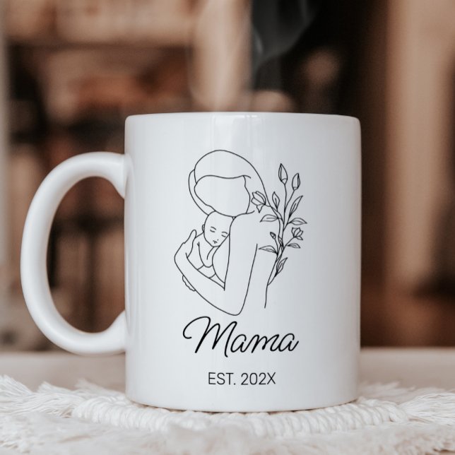 Mug Nouvelle maman et bébé (Créateur téléchargé)