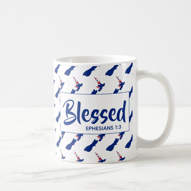 Mug Nouvelle-ZÉLANDE Bienheureux Éphésiens Écritures c (Droite)