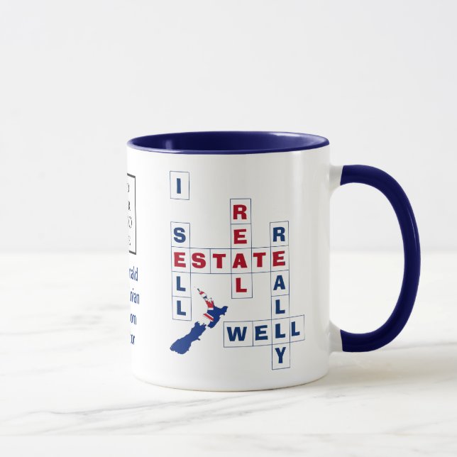 Mug NOUVELLE-ZÉLANDE Immobilier LOGO Realtor (Droite)