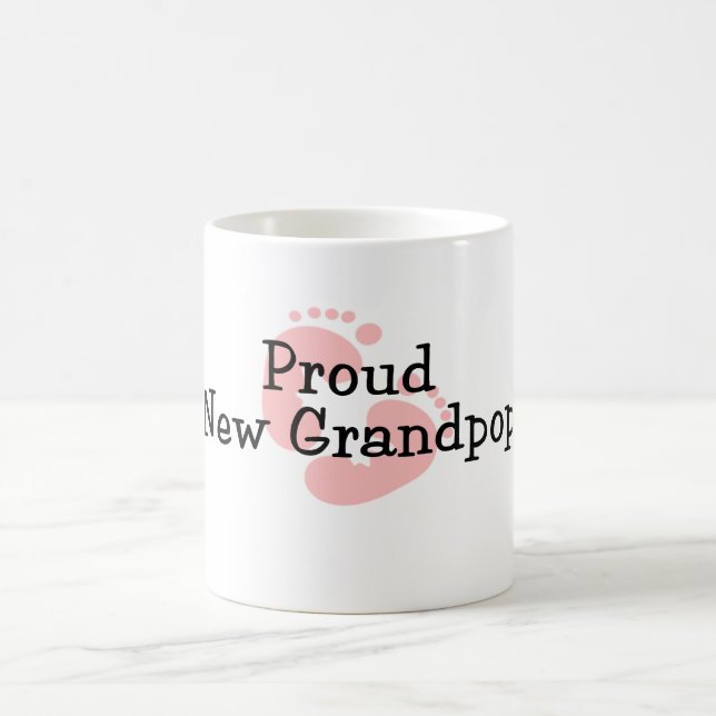 Mug Nouvelles empreintes de pas fières de bébé de (Centre)