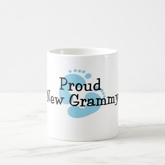 Mug Nouvelles empreintes de pas fières de bébé de (Centre)