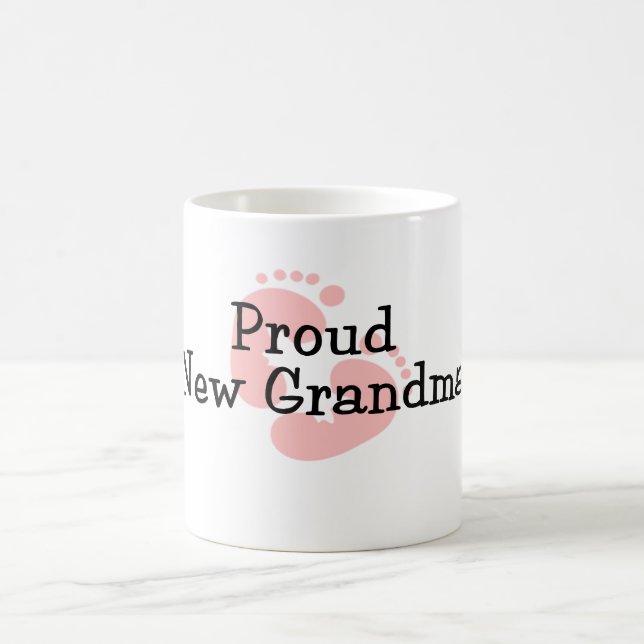 Mug Nouvelles empreintes de pas fières de bébé de (Centre)