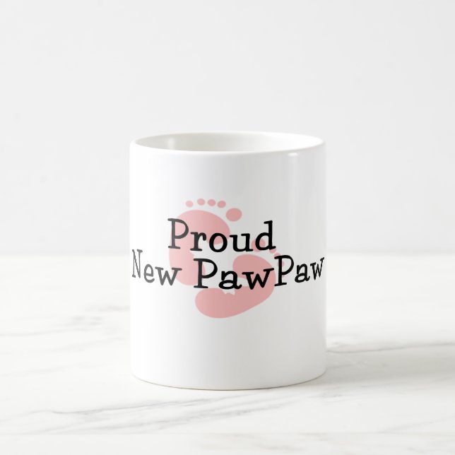 Mug Nouvelles empreintes de pas fières de bébé de (Centre)
