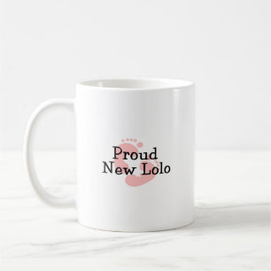 Mug Nouvelles empreintes de pas fières de bébé de Lolo