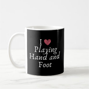 Mug Novelty Love Jouer Main Et Pied Card Jeu