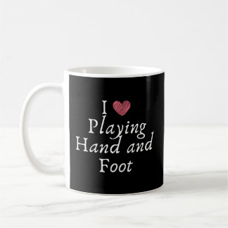 Mug Novelty Love Jouer Main Et Pied Card Jeu