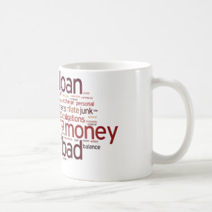 Mug Nuage de mot de finances