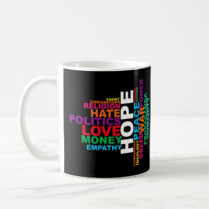 Mug Nuage de mots de l'humanité