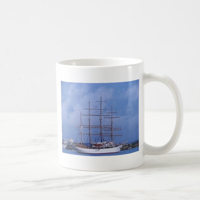 Mug Nuage grand de mer de bateau (Droite)