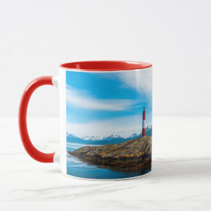 Mug Nuages au-dessus d'un phare près d'Ushuaia, Argen