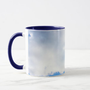 Mug Nuages blancs et ciel bleu