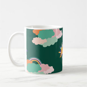 Mug Nuages colorés Rainbows Motif sans couture