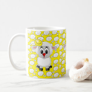 Mug Nuages Moutons Soleil Jaune