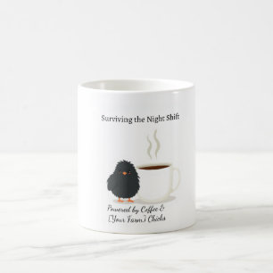 Mug Nuit drôle de survivante de l'équipe de nuit Migno