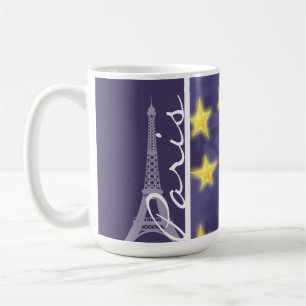 Mug Nuit étoilée de Paris ; Tour Eiffel
