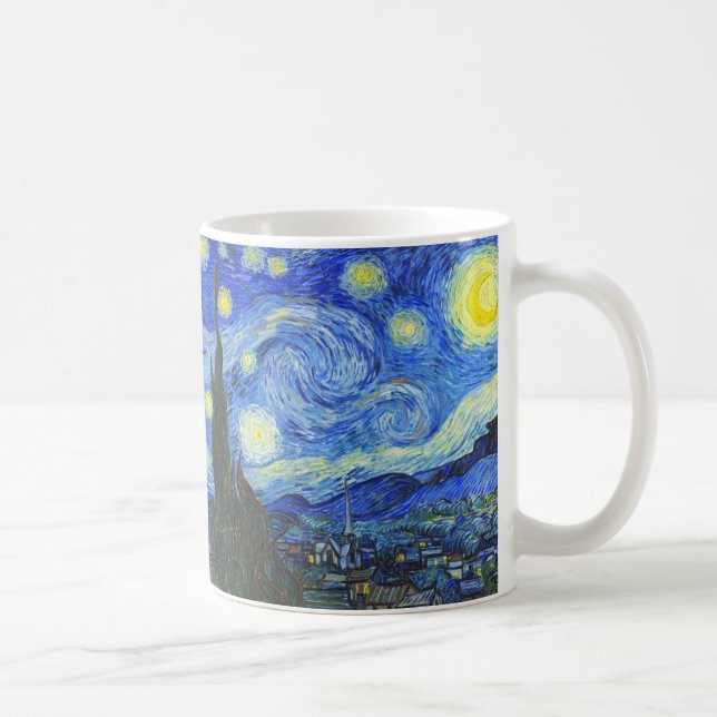 Mug Nuit étoilée par Vincent van Gogh (Droite)