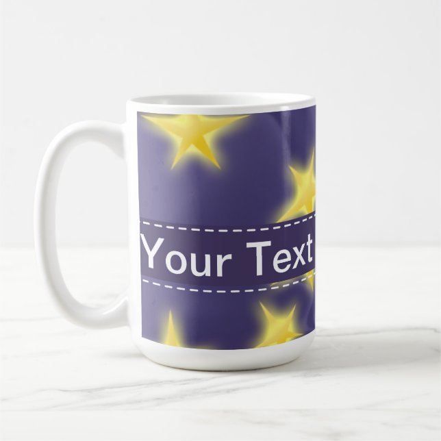 Mug Nuit étoilée pourpre ; Profil sous convention (Gauche)
