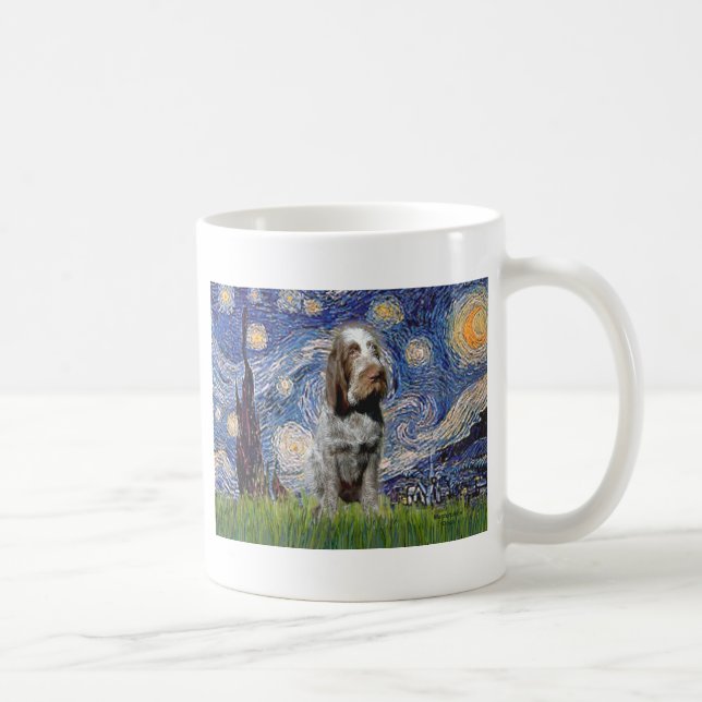 Mug Nuit étoilée - Spinone italienne (roan) (Droite)