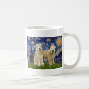Mug Nuit étoilée - Terriers Wheaten (deux)