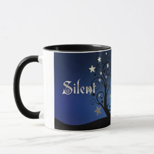 Mug Nuit silencieuse d'arbres étoilés