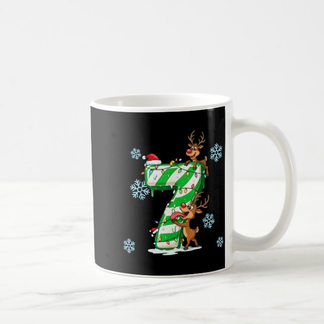 Mug Number 7 Six Seven Gen Z Alpha Slang Ugly Christma (Droite)