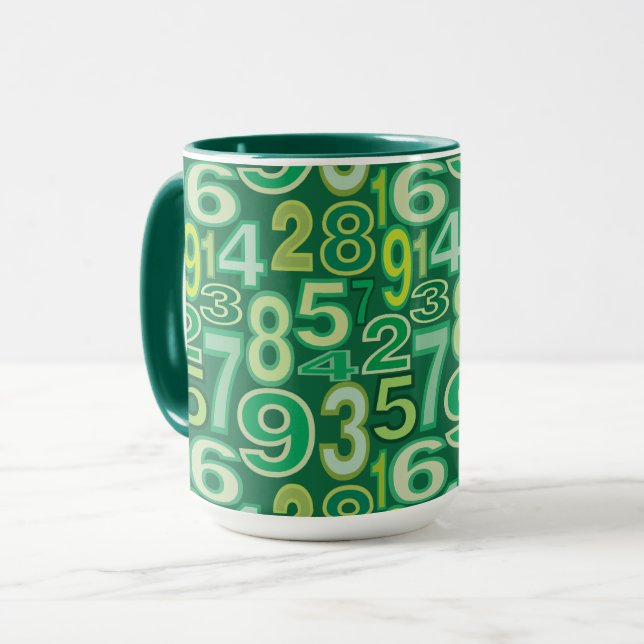 Mug Number pattern (Devant gauche)