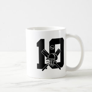 Mug Numéro 10 Ans Cricket 10e Anniversaire