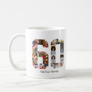 Mug Numéro 60 Collage photo