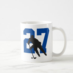 Mug Numéro du joueur de hockey personnalisé