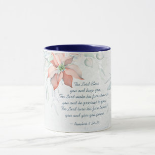 Mug Numéros 6:24-26 Le Seigneur vous bénisse Noël