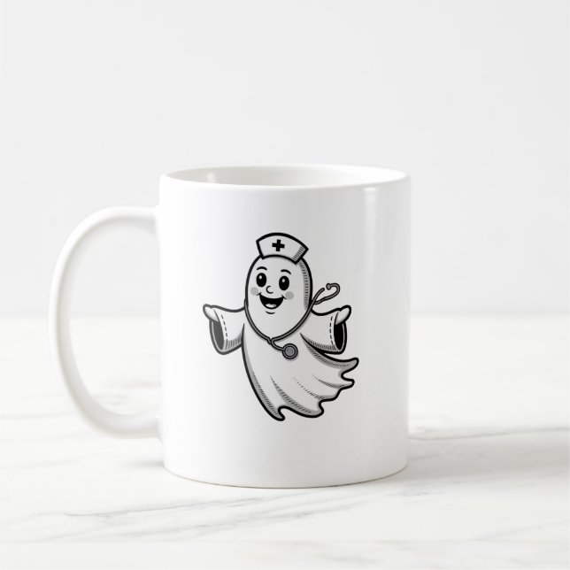 Mug Nurse Halloween Fun  (Left)