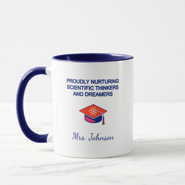 Mug Nurturing Scientific Thinkers & Dreamers Proudly (Gauche)