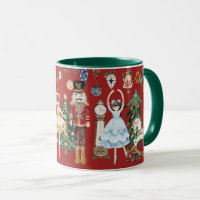 Nutcracker Vintage Christmas Red Green