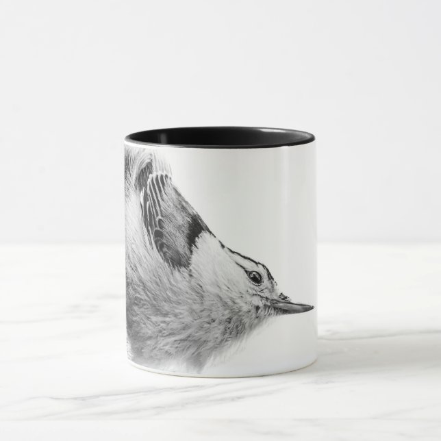 Mug Nuthatch, Oiseau Blanc (Centre)