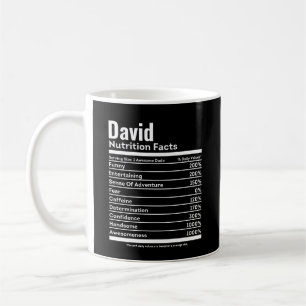 Mug Nutrition Facts Drôle Nom personnalisé
