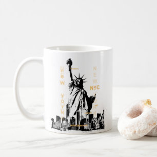 Mug Nyc Liberty Statue New York Manhattan Custom Best