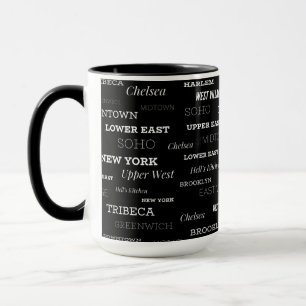 Mug NYC noir et blanc New York